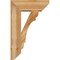 Ekena Millwork Olympic Slat Rough Sawn Bracket w/ Offset Brace, Western Red Cedar, 8"W x 22"D x 34"H BKT0806X22X34OLY06RWR - alternate 2